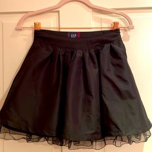 Holiday GAP Kids Black Skirt w Soft Tulle Size 7
